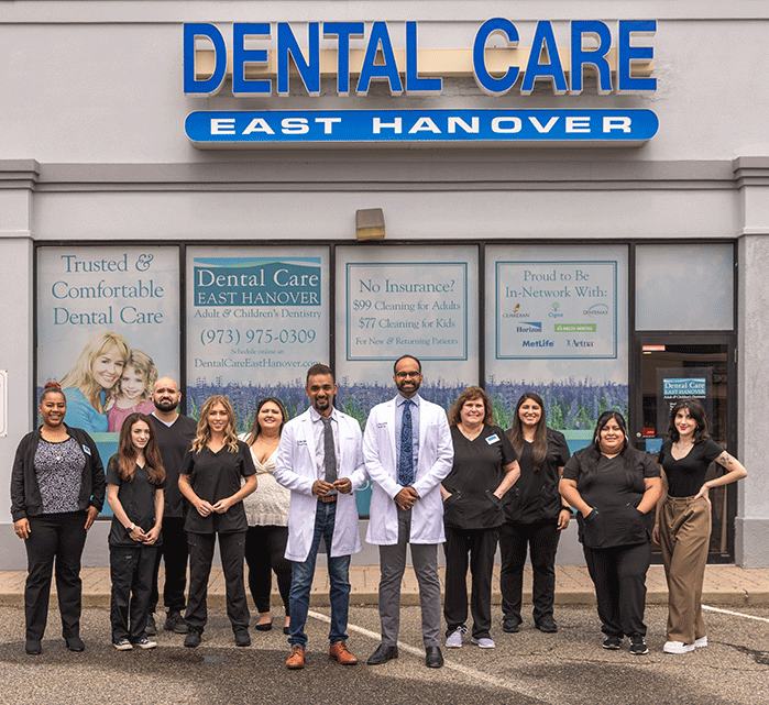 Dental Care East Hanover staff in front of the office.